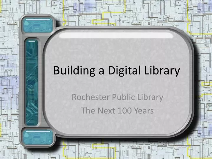 building a digital library