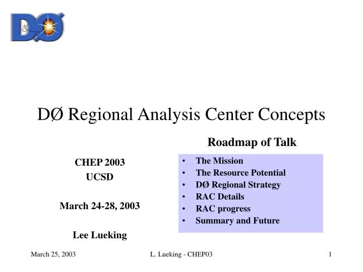 d regional analysis center concepts
