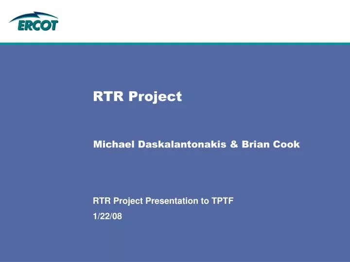 rtr project