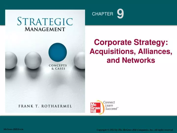 corporate strategy acquisitions alliances and networks
