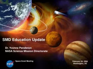 SMD Education Update