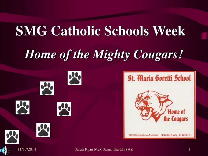 smg catholic schools week