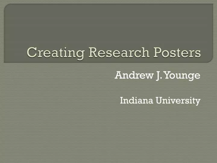 creating research posters
