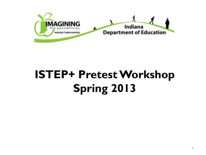 istep pretest workshop spring 2013