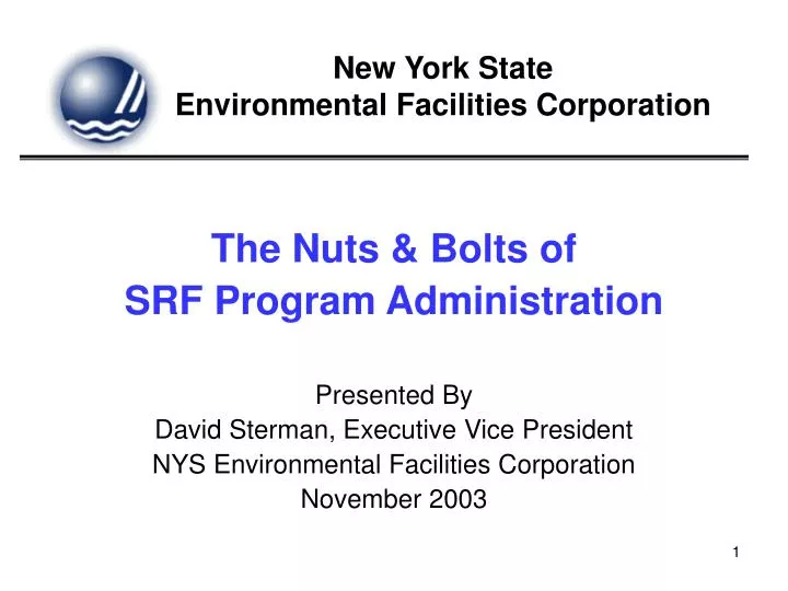 new york state environmental facilities corporation