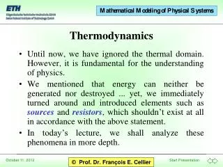 Thermodynamics