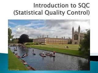 Introduction to SQC (Statistical Quality Control)