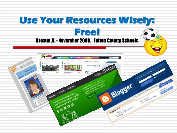 use your resources wisely free breaux s november 2009 fulton county schools