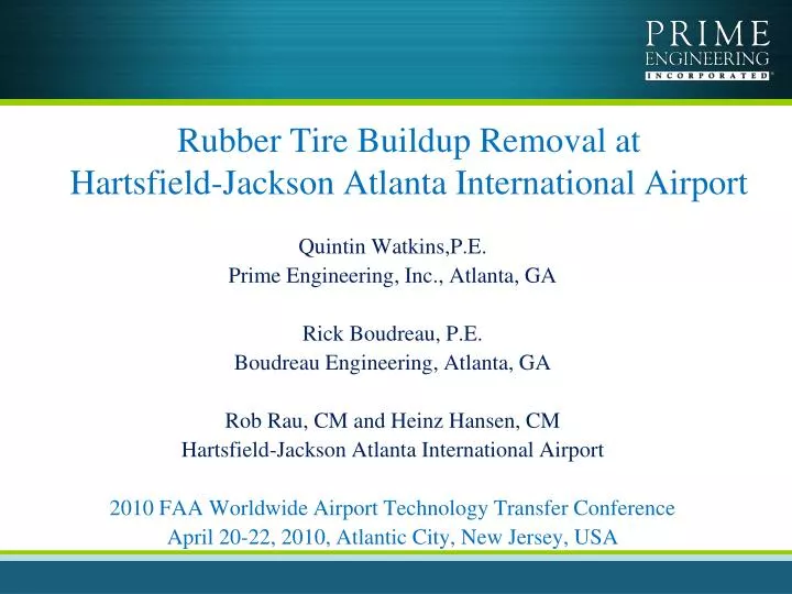 rubber tire buildup removal at hartsfield jackson atlanta international airport
