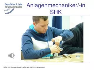 anlagenmechaniker in shk
