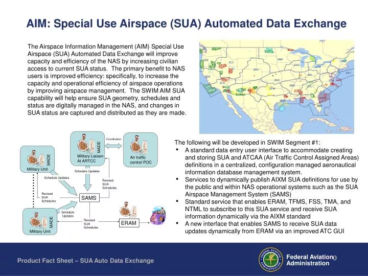 aim special use airspace sua automated data exchange