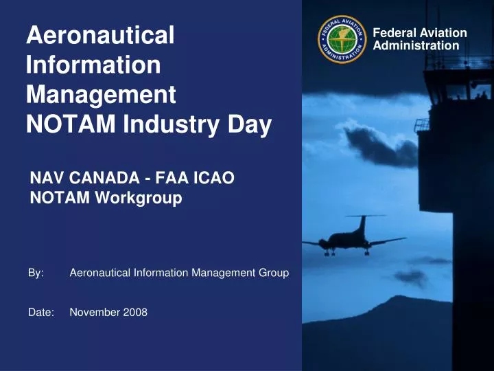 aeronautical information management notam industry day