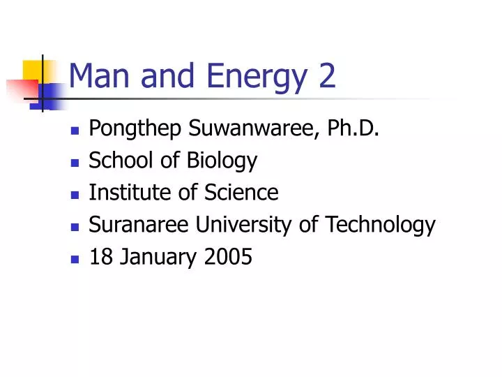 man and energy 2