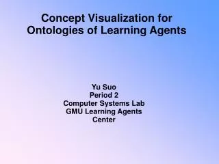 Concept Visualization for Ontologies of Learning Agents