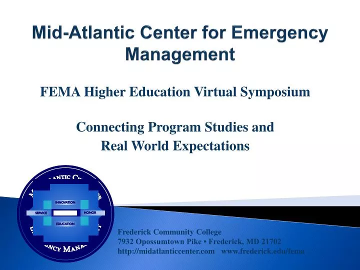 mid atlantic center for emergency management
