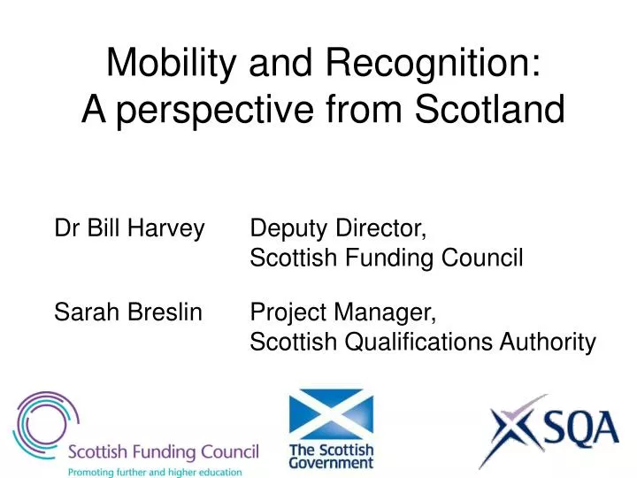 mobility and recognition a perspective from scotland