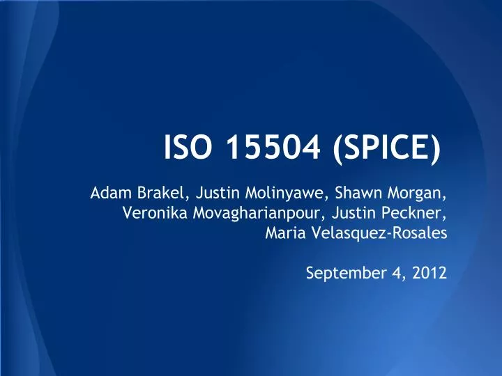 iso 15504 spice