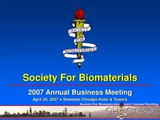 Society For Biomaterials