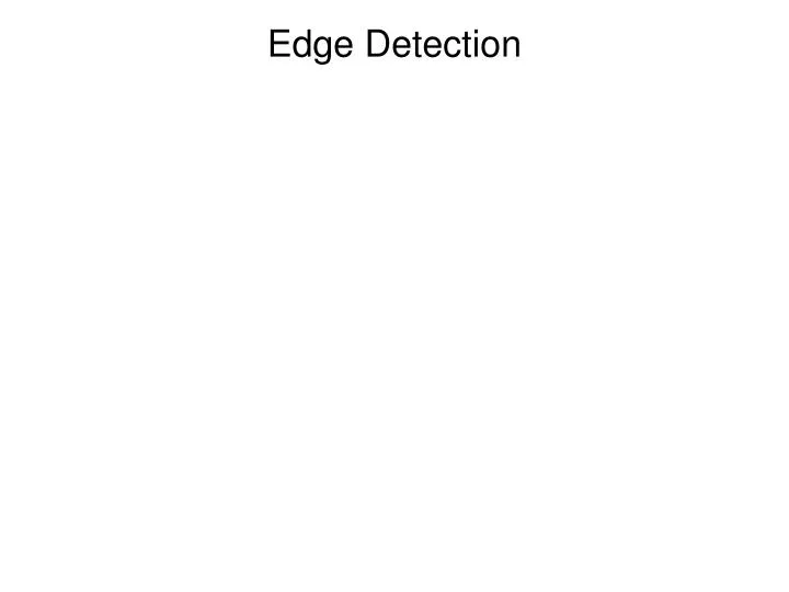 edge detection