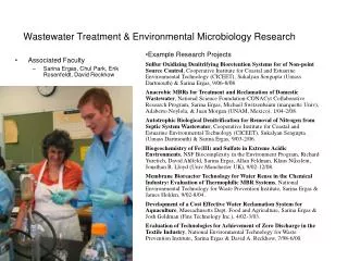 wastewater treatment environmental microbiology research