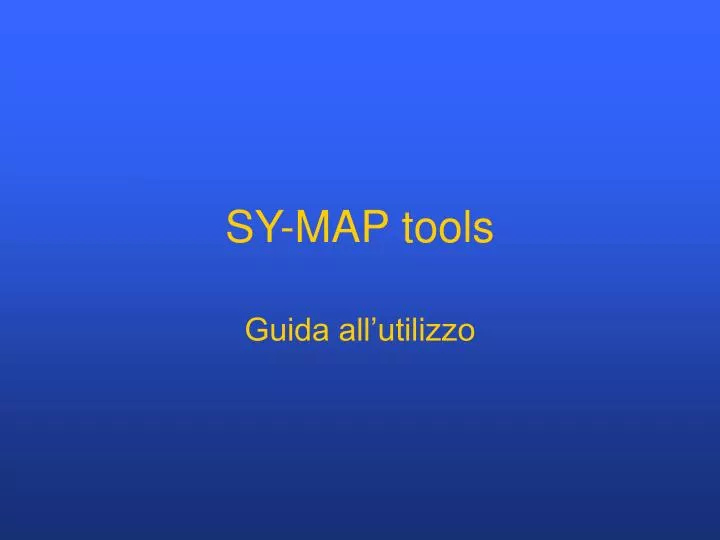 sy map tools
