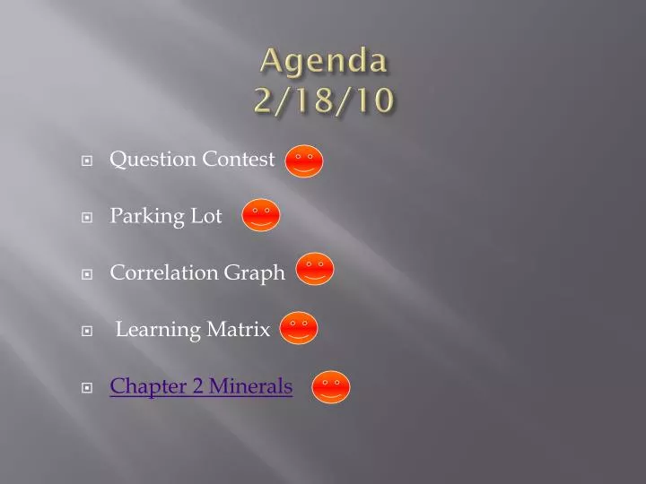 agenda 2 18 10