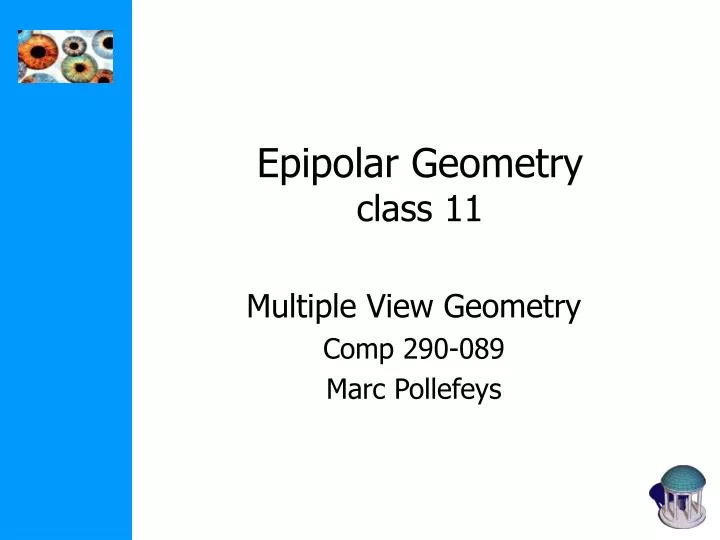 epipolar geometry class 11