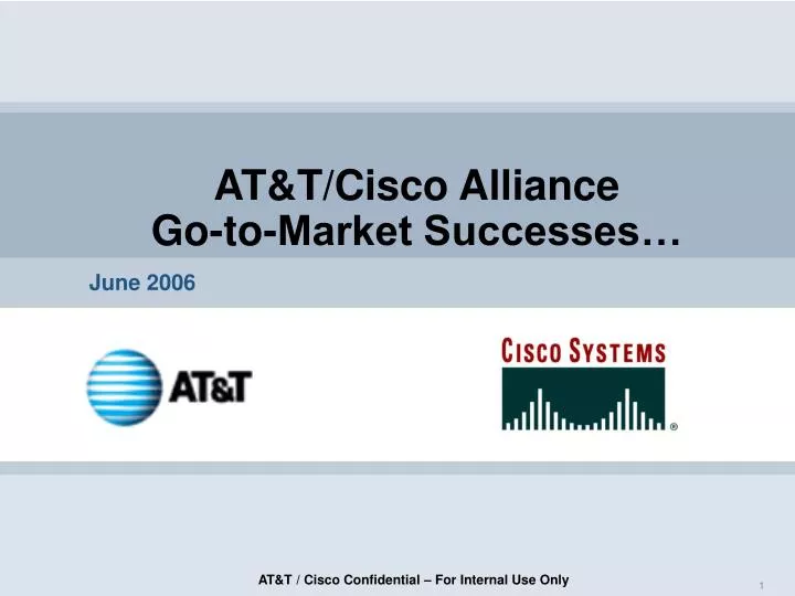 at t cisco alliance go to market successes