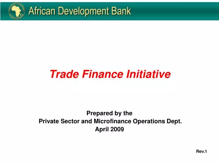 trade finance initiative