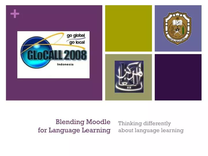 blending moodle for language learning