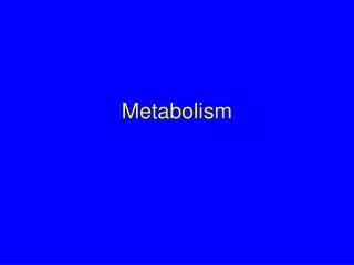 Metabolism