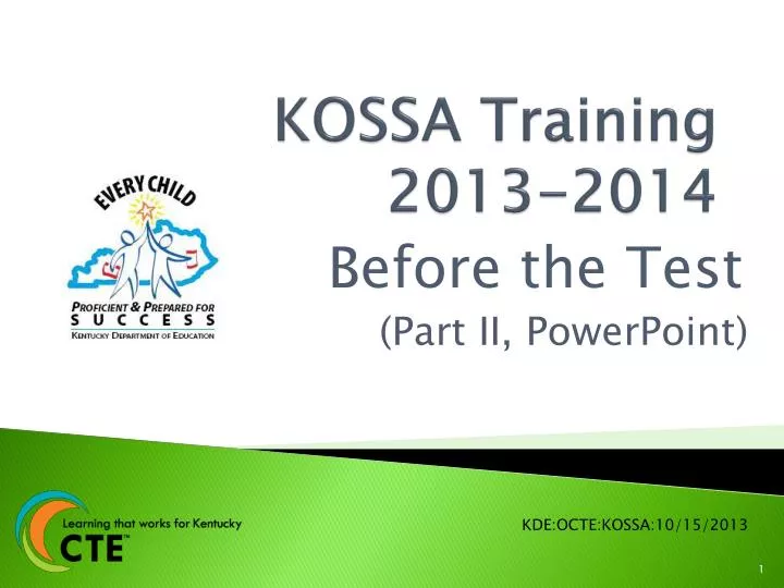 kossa training 2013 2014