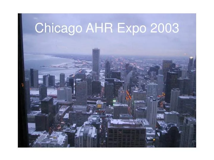 chicago ahr expo 2003