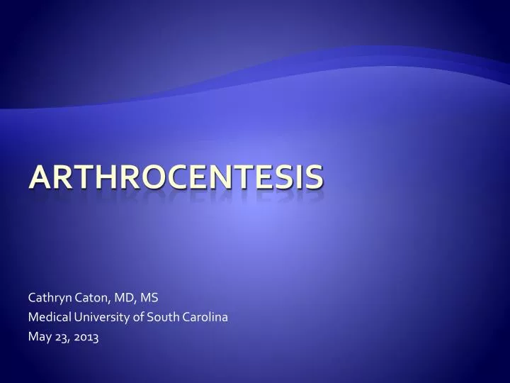 cathryn caton md ms medical university of south carolina may 23 2013