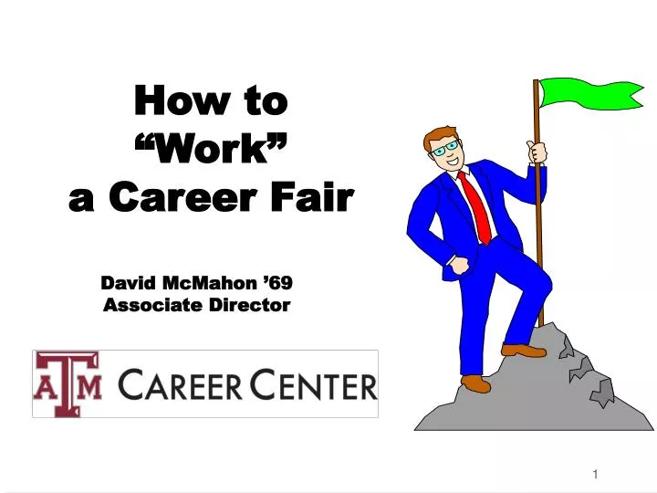how to work a career fair