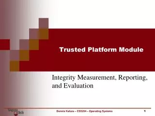 Trusted Platform Module