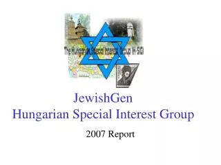 JewishGen Hungarian Special Interest Group