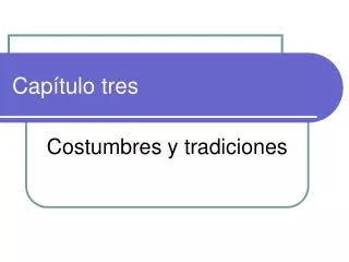 cap tulo tres
