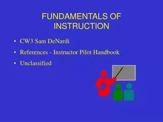 FUNDAMENTALS OF INSTRUCTION