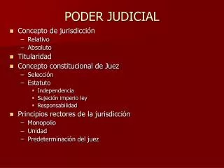 poder judicial