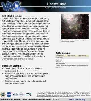 poster title