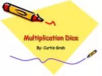 Multiplication Dice - slide 1