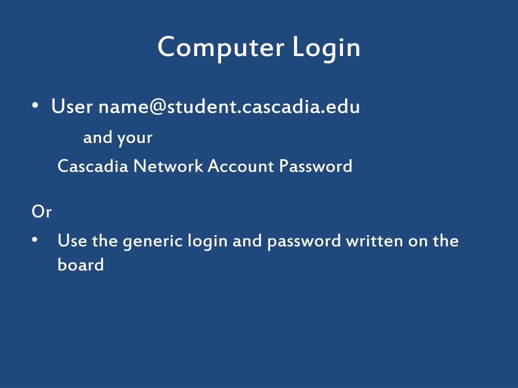 Student Computer Login PPT - Computer Login PowerPoint Presentation, free download - ID:6724138