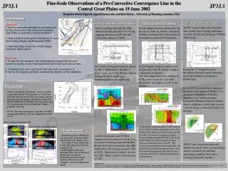 Fine-Scale Observations of a Pre-Convective Convergence Line in the