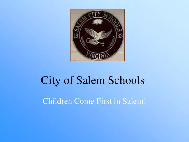 city of salem schools