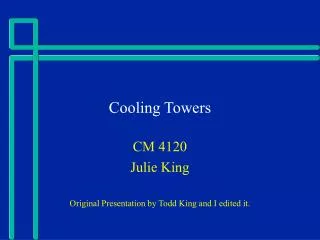 Cooling Towers