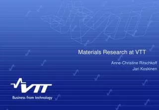 Materials Research at VTT