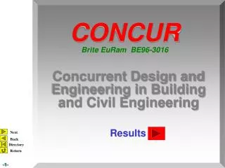 Concurrent Design and Engineering in Building and Civil Engineering