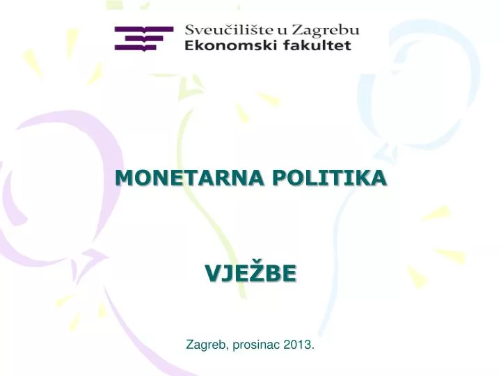 monetarna politika