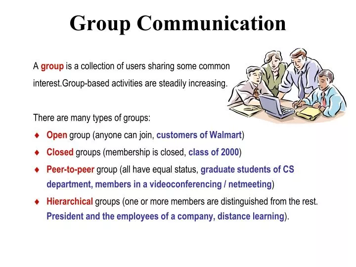 PPT Group Communication PowerPoint Presentation Free Download ID 